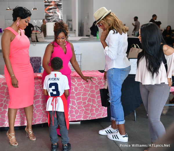 Phaedra and Son Ayden Host Pop-Up Shop for Charity